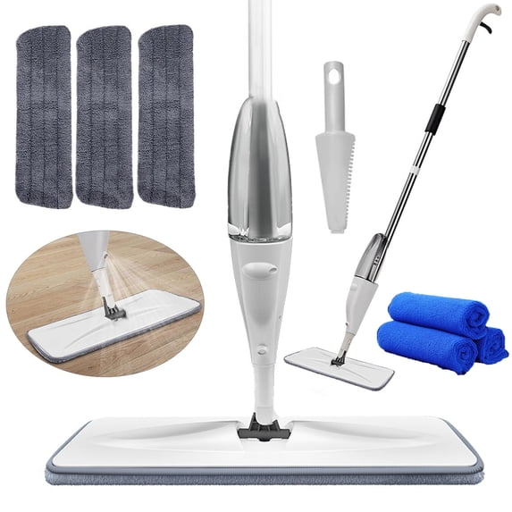 Spray Mop with Refillable Water Tank