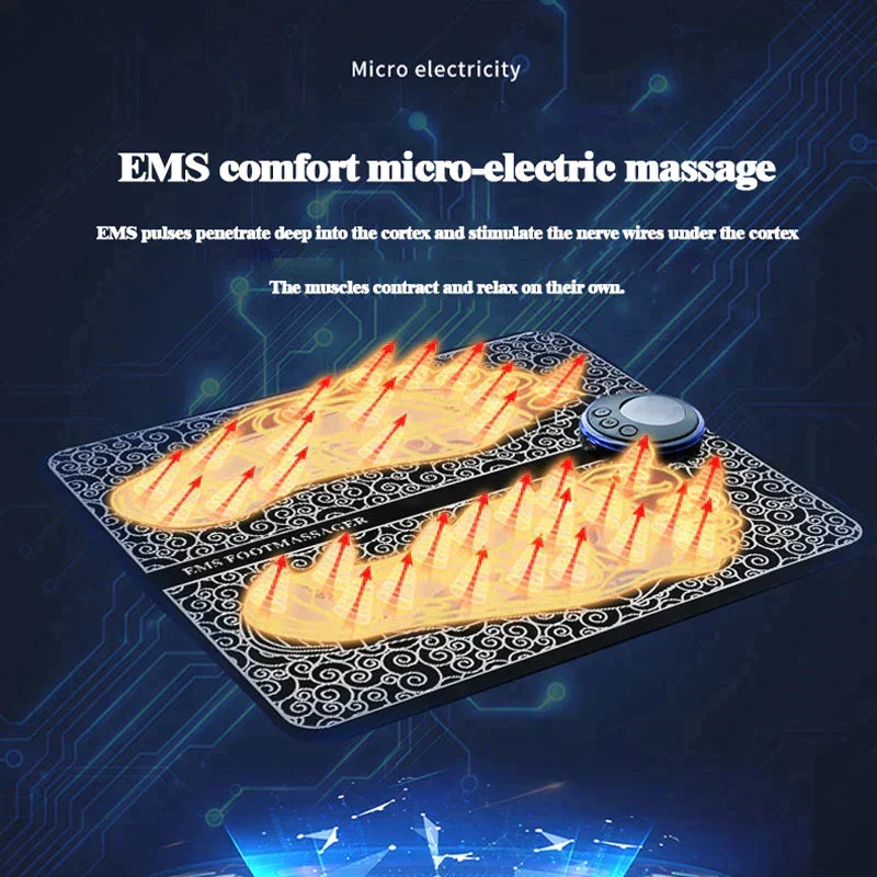 EMS foot massager mat for foot health care relaxation in Pakistan