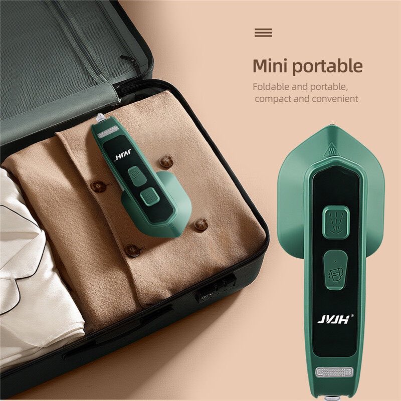 Mini Garment Steamer & Travel Iron JVH beige suitcase in Pakistan