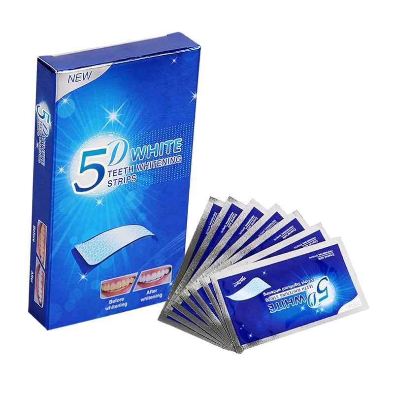 5D Teeth Whitening Strips Kit