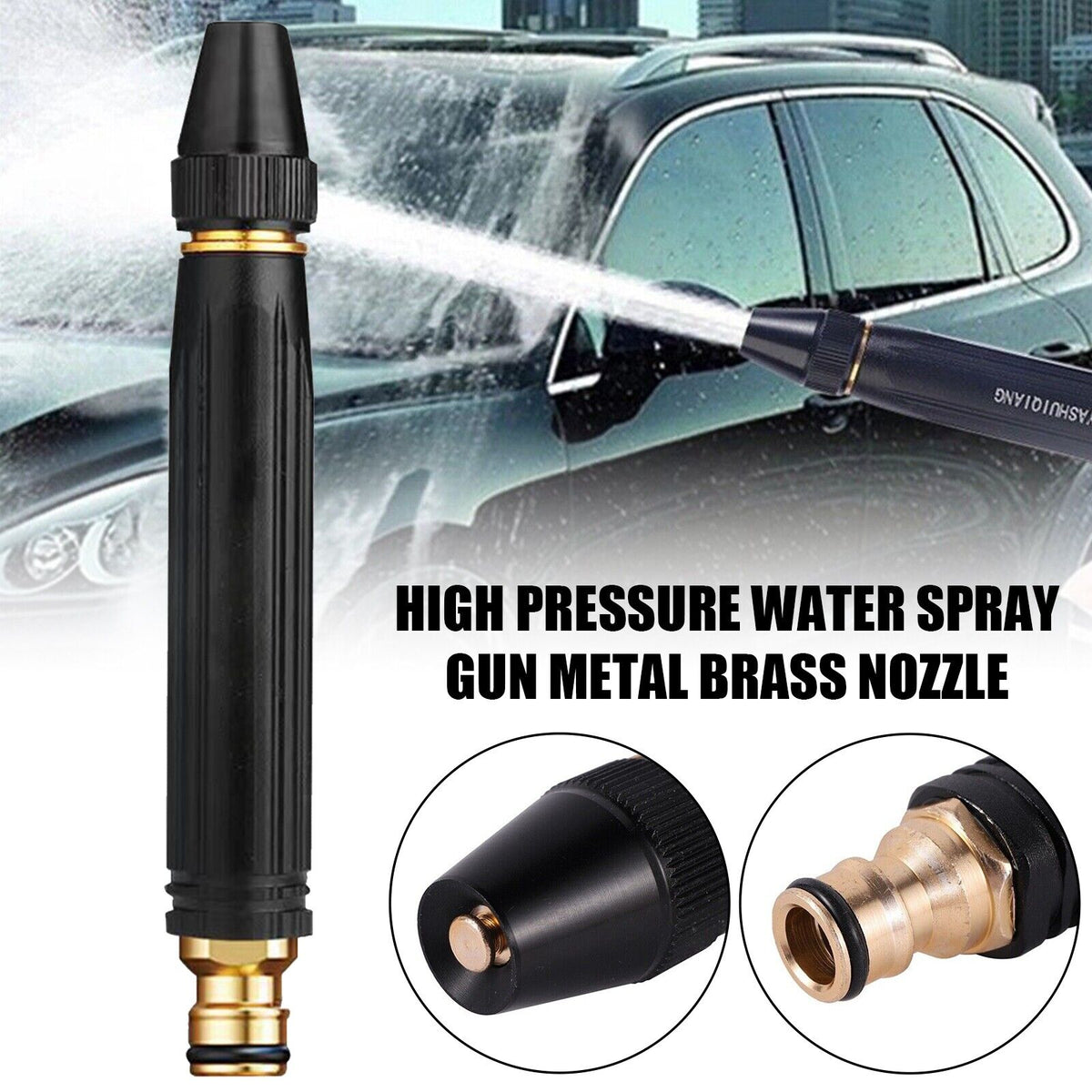 Metal brass nozzle spray gun car wash in Pakistan