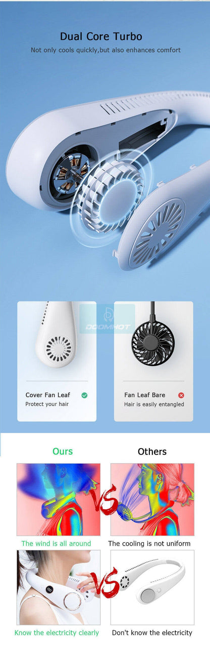 White neck fan dual core turbo motor infographic comparison in Pakistan
