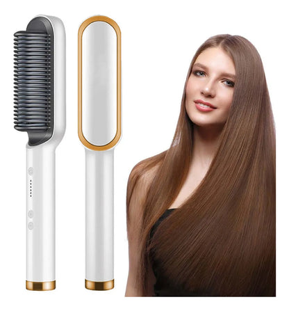 Ceramic Hair Straightener Brush
