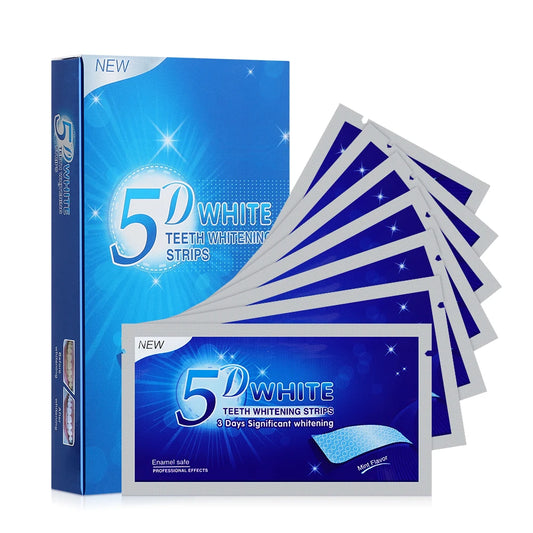 5D Teeth Whitening Strips Kit