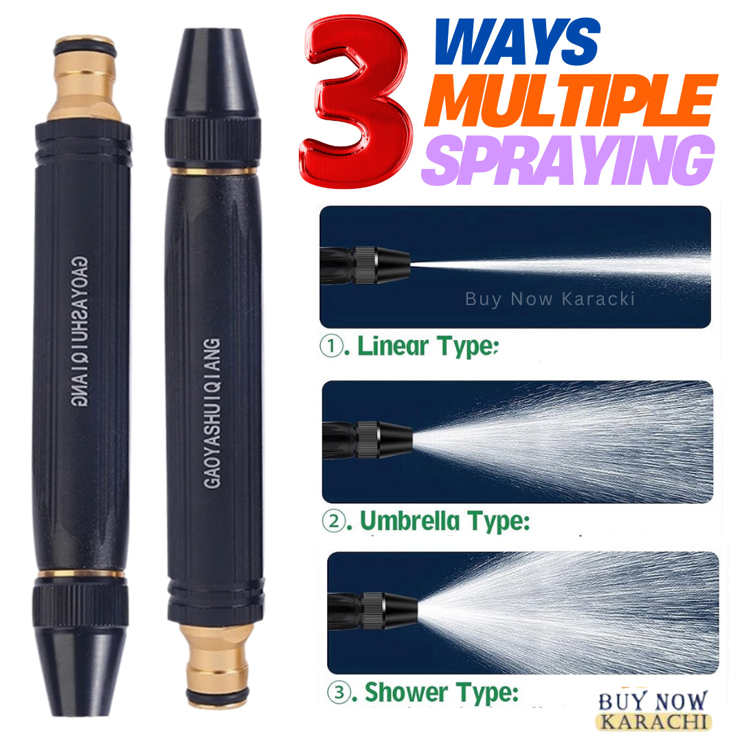 Water nozzle 3 ways multiple spraying in Pakistan