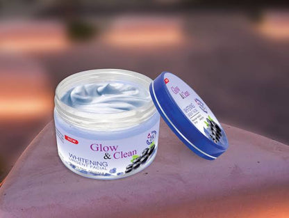 Glow and Clean whitening urgent facial open cream jar in Pakistan