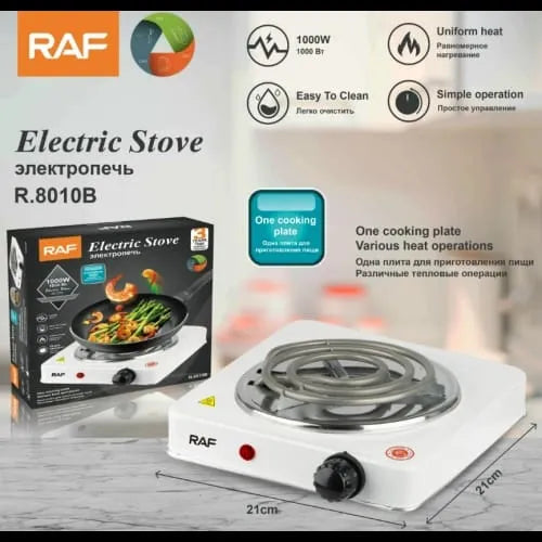 RAF electric hot plate with packaging in Pakistan