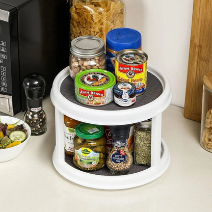 360° Rotating Spice Rack – 2 Tier