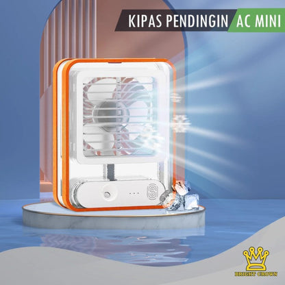 Portable AC Cooling Fan mini air conditioner blue background in Pakistan