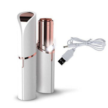 Facial Hair Remover Flawless white rose gold device USB in Pakistan