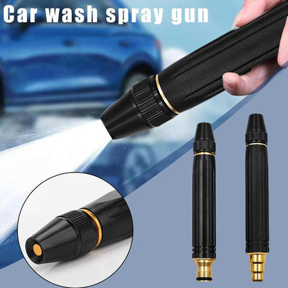 Car wash spray nozzle in hand spraying in Pakistan
