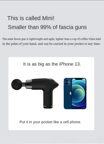 Mini Massage Gun (4 Heads)