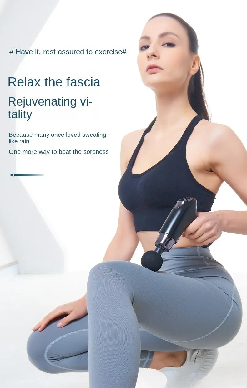 Mini Massage Gun (4 Heads)