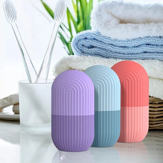 Purple blue and pink ice rollers in Pakistan