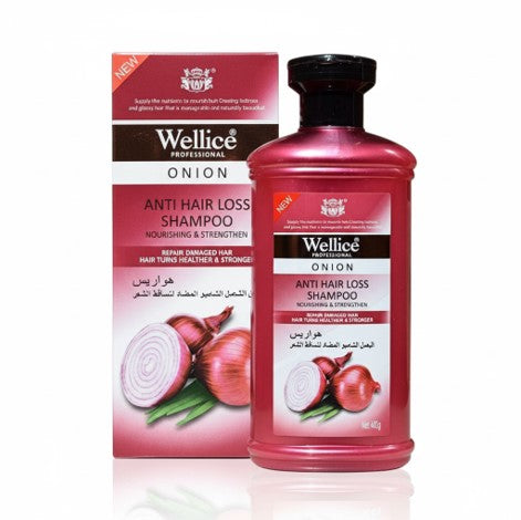 Anti Hair Loss Shampoo bottle and packaging front view in Pakistan