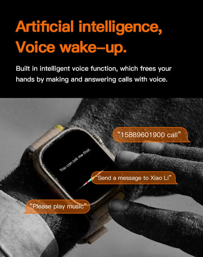 T800 Ultra smart watch voice assistant in Pakistan