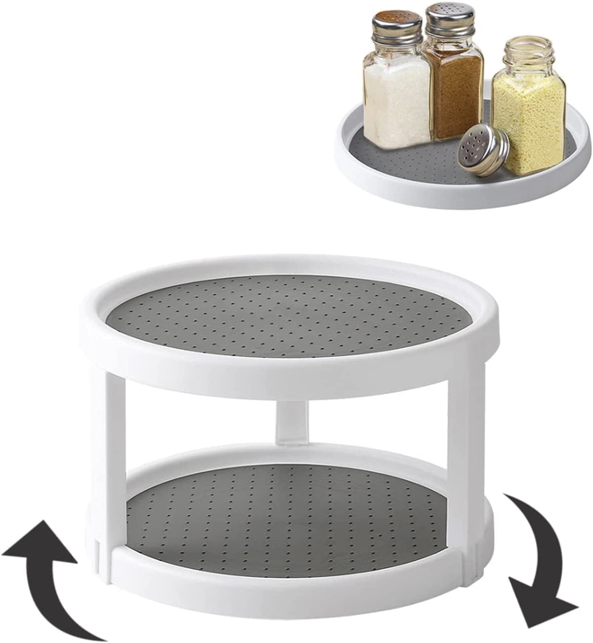 360° Rotating Spice Rack – 2 Tier