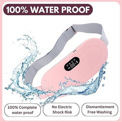 Waterproof menstrual heating pad belt with water splash in Pakistan