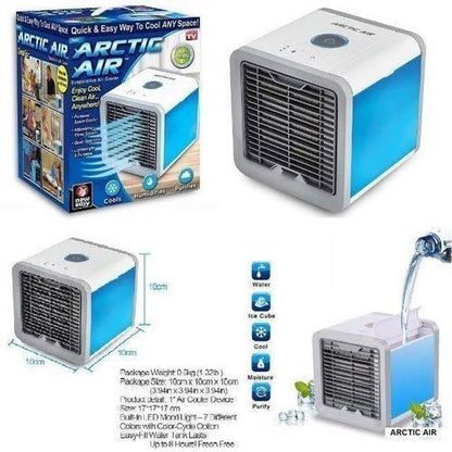 Mini AC cooling fan with packaging in Pakistan