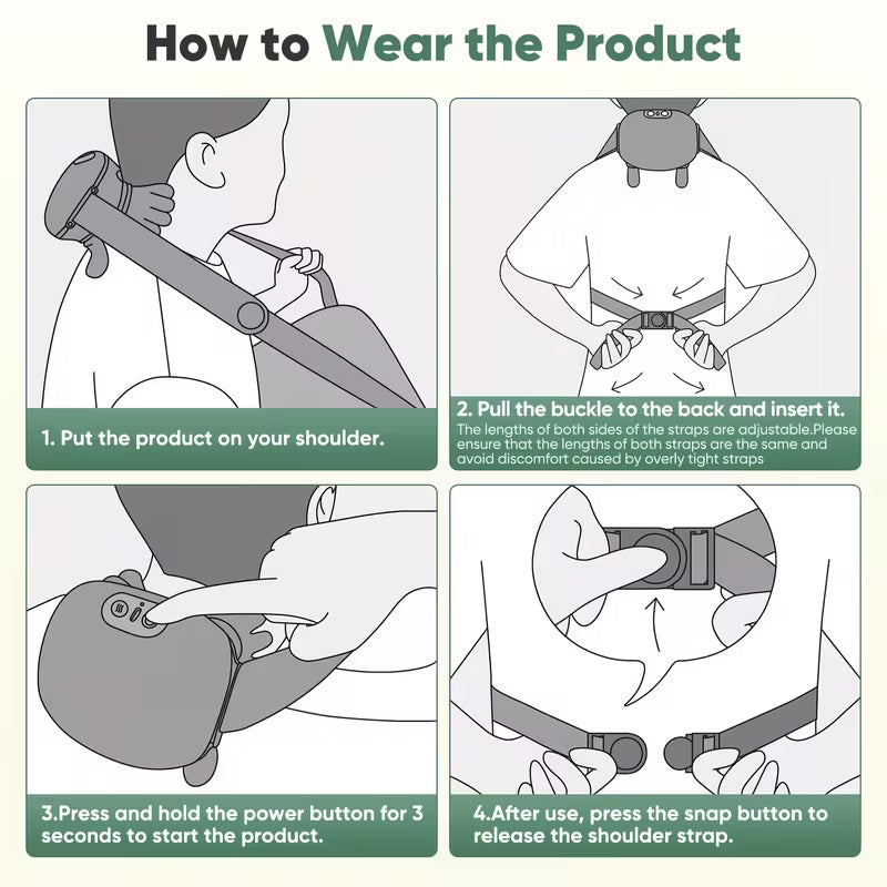 3-Mode Neck & Shoulder Massager