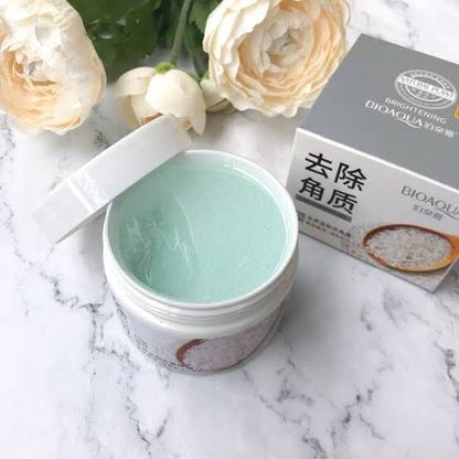 BioAqua rice gel cosmetic product with BIOAQUA box on marble surface in Pakistan