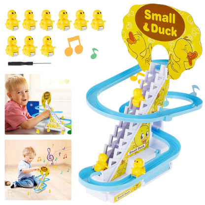 Duck Climbing Toy musical track with ducks and child in Pakistan