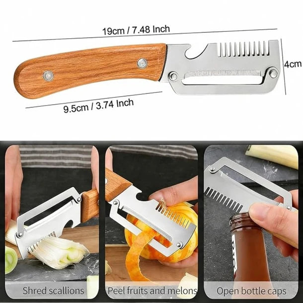 Multifunctional Vegetable Peeler & Cutter measurements usage examples in Pakistan