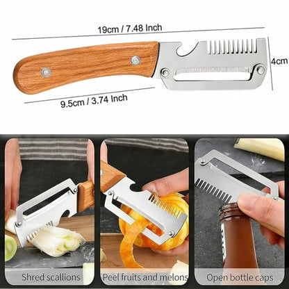 Multifunctional Vegetable Peeler & Cutter measurements usage examples in Pakistan