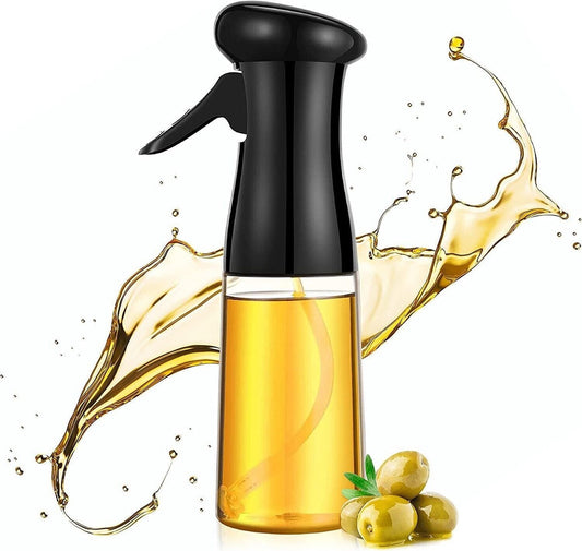 Black oil spray bottle with olives in Pakistan