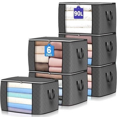 Foldable Storage Bags (6-Pack)