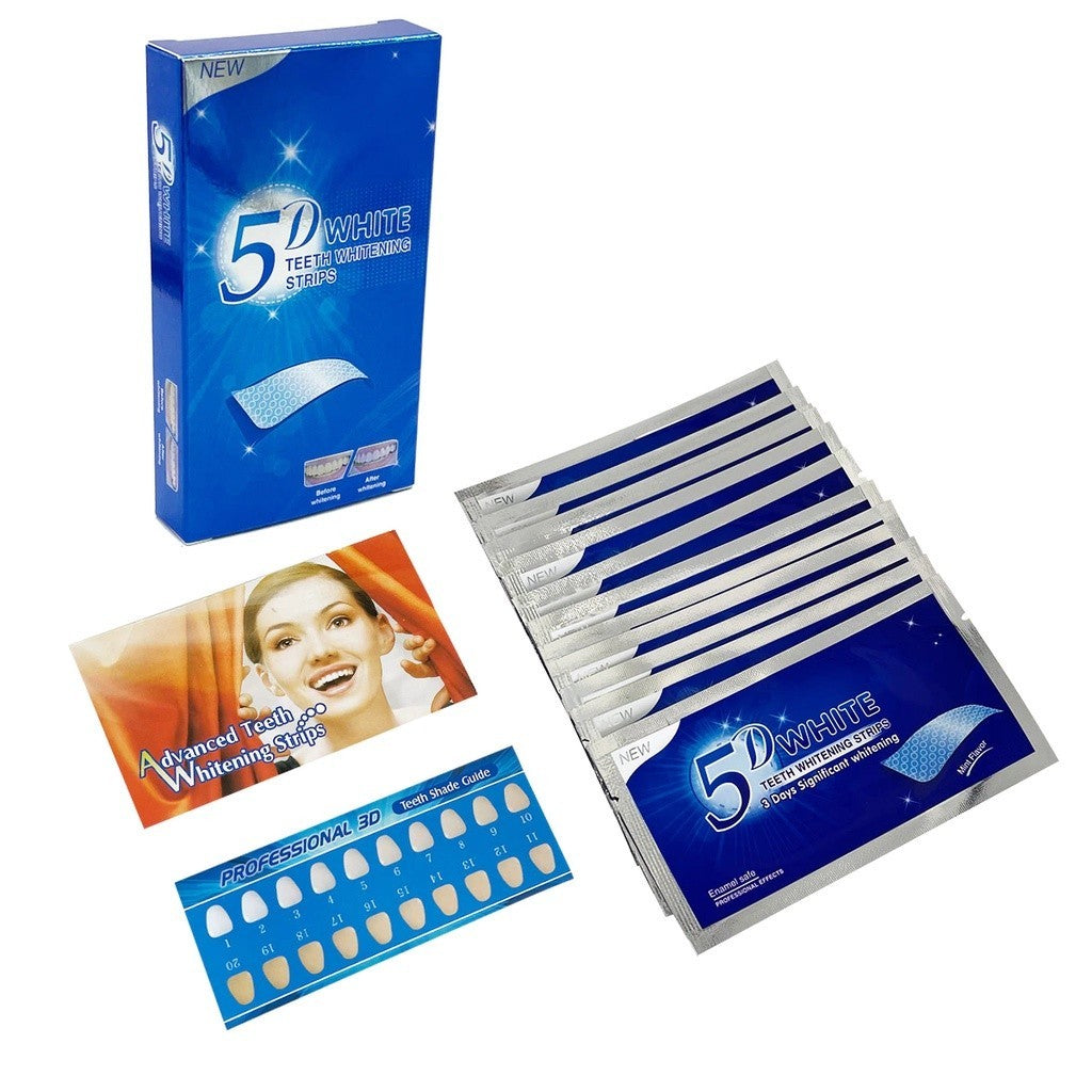 5D Teeth Whitening Strips Kit