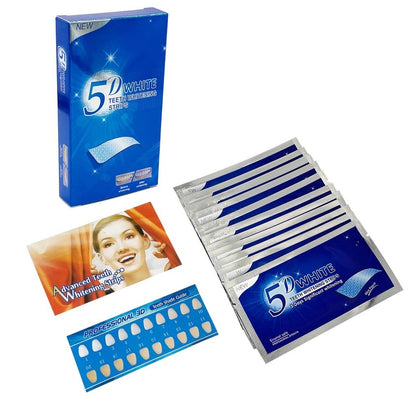5D Teeth Whitening Strips Kit