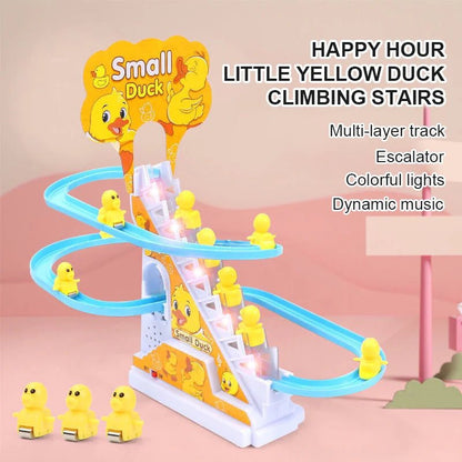Duck Climbing Toy front view with musical stair slide in Pakistan