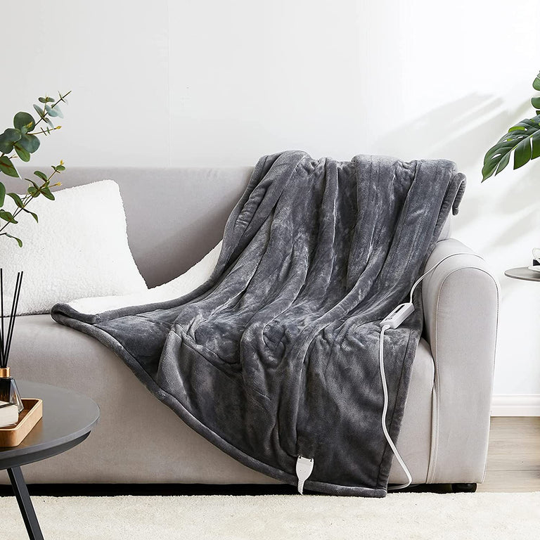 Heated Electric Blanket (Grey)